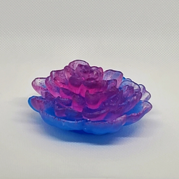 Blue and Purple Glittery Flower - Picture 3 of 5